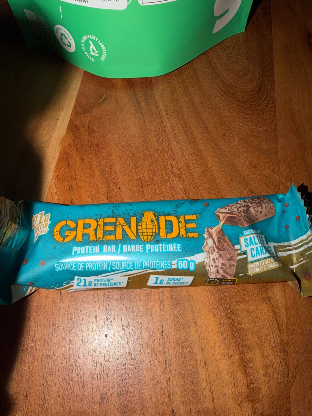 Customer photo review of Grenade - Barre protéinée - 60g