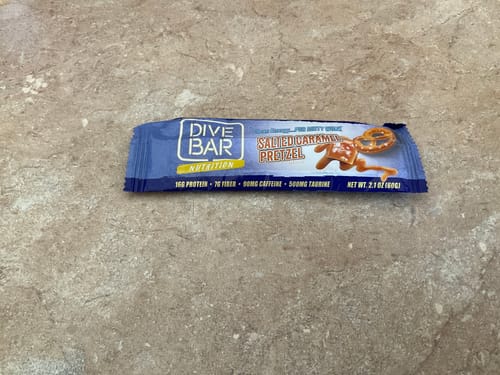 Customer photo review of VALUE PACK Salted Caramel Pretzel - 5 bars