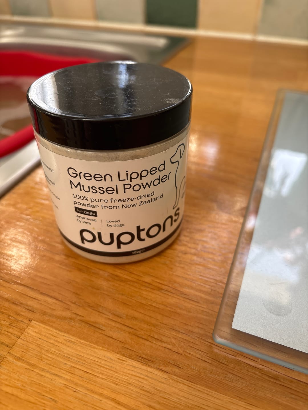 Customer photo review of Green Lipped Mussel Powder For Dogs