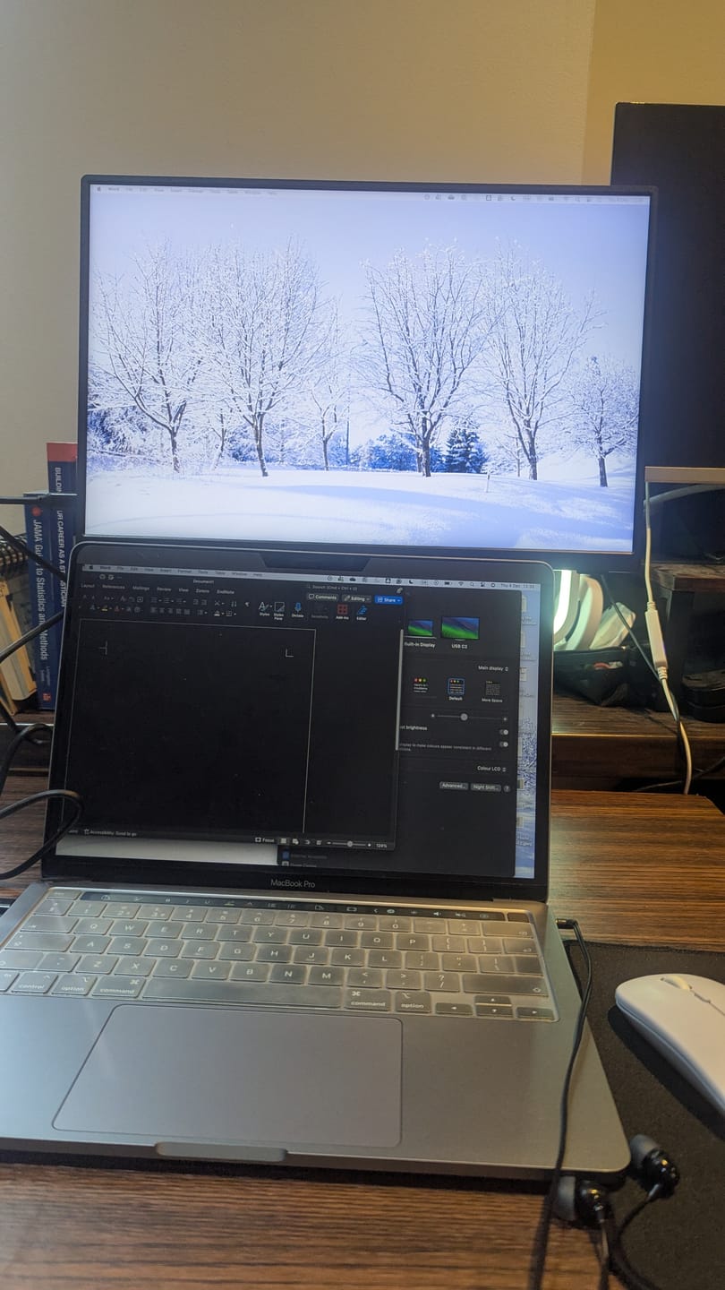 Customer photo review of 16” Portable Monitor + Stand