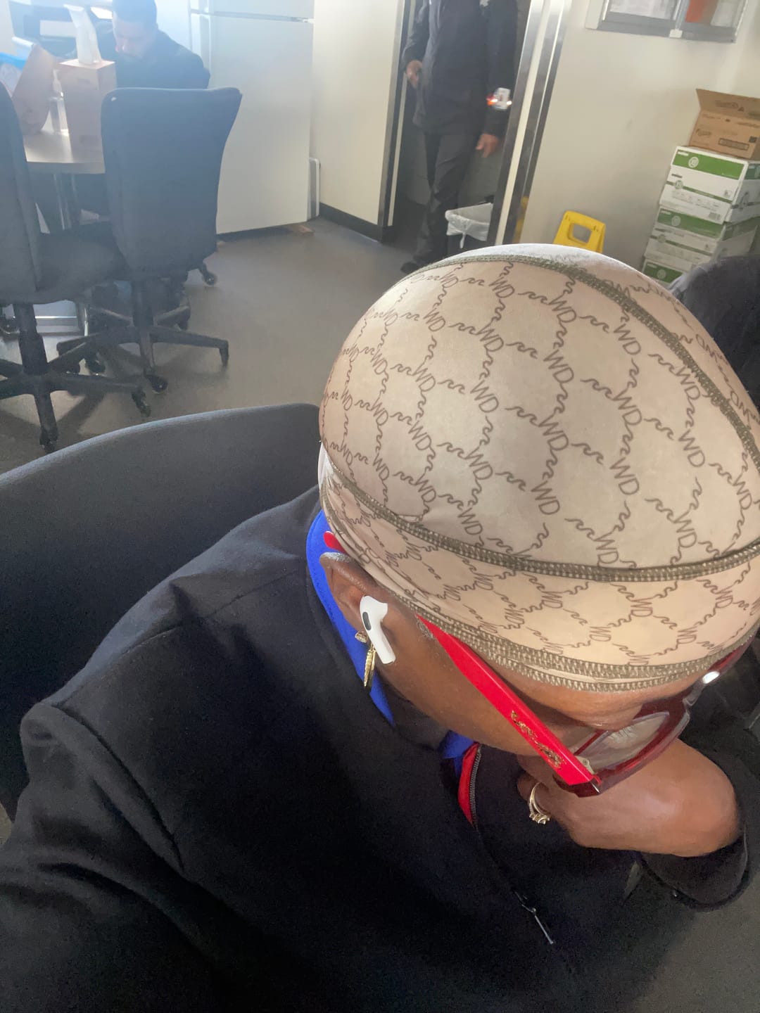 Customer photo review of WD All Over Print Silky Durag