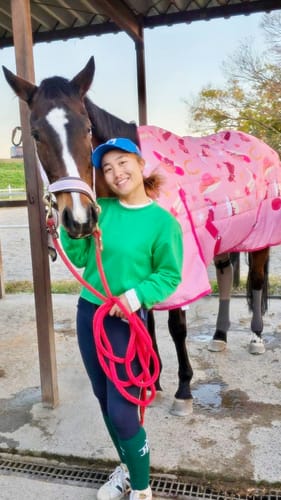 Customer photo review of NEW County Star Stable Rug