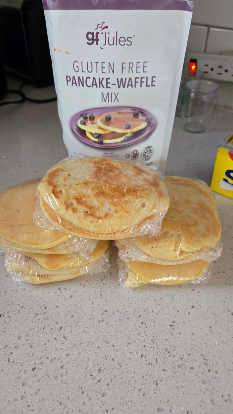 Customer photo review of gfJules Gluten Free Pancake & Waffle Mix
