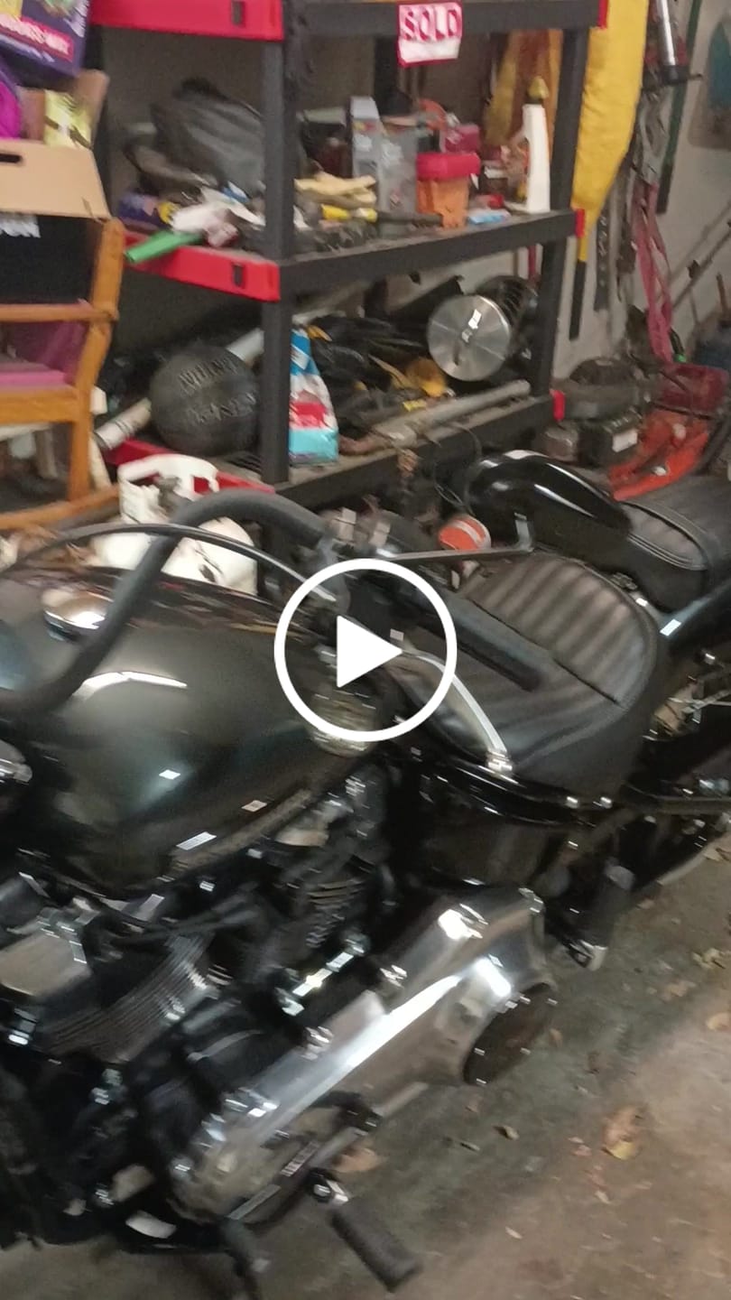 Customer video review of Viking Iron Born Plain Leather Tall Motorcycle Sissy Bar Pad for Harley Davidson