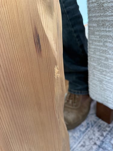 Customer photo review of Rustic Corner Wall Shelves – Natural Live Edge Wood Floating Shelf for Candles and Plants