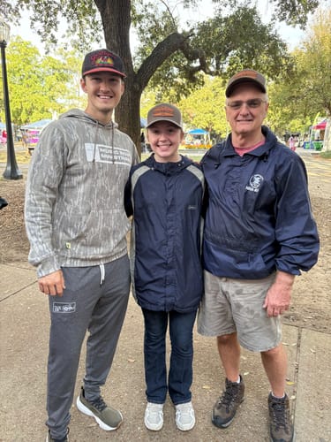 Customer photo review of Premium Custom Leather Patch Hats (Wholesale)