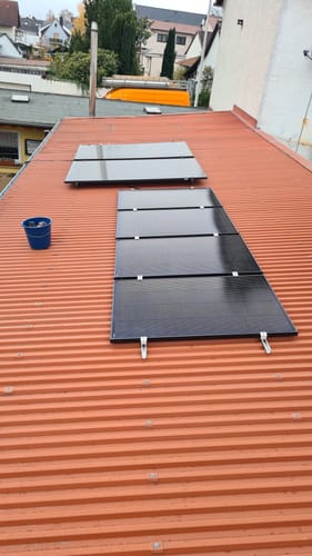 Customer photo review of Ray Solarmodul 200W Komplett Schwarz