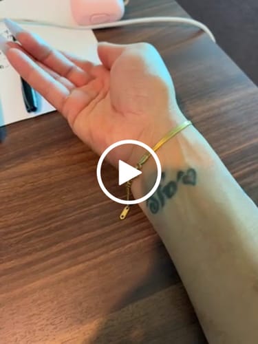 Customer video review of Chelsea Herringbone Bracelet