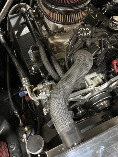 Customer photo review of Vacuum Hose Skin Kit -Carbon Fiber/Kevlar