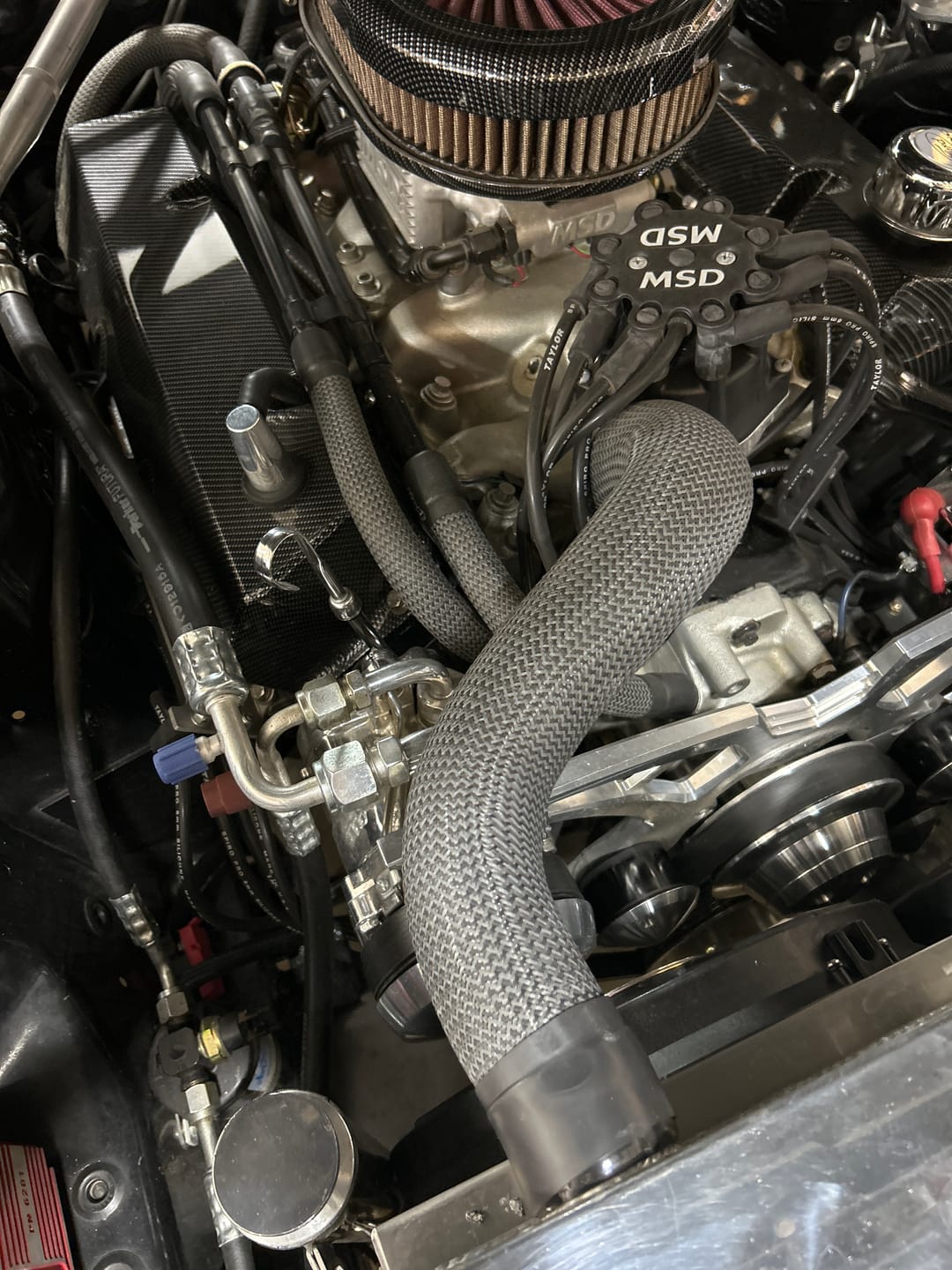 Customer photo review of Vacuum Hose Skin Kit -Carbon Fiber/Kevlar