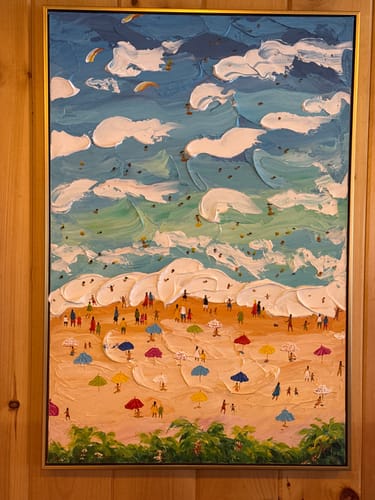 Customer review photo for Plaster Art Texture Painting #SG205