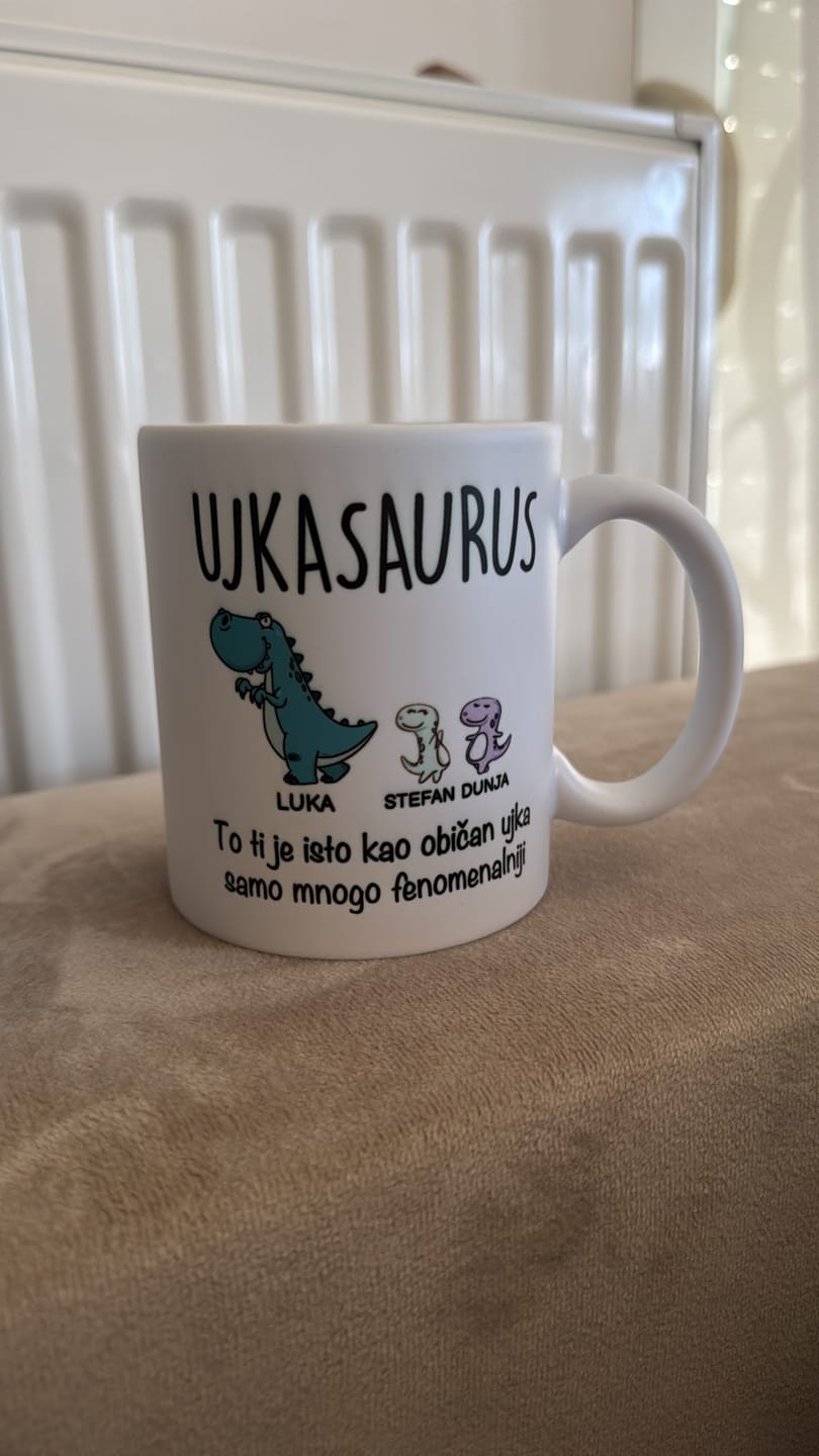 Customer photo review of Ujkasaurus šoljica