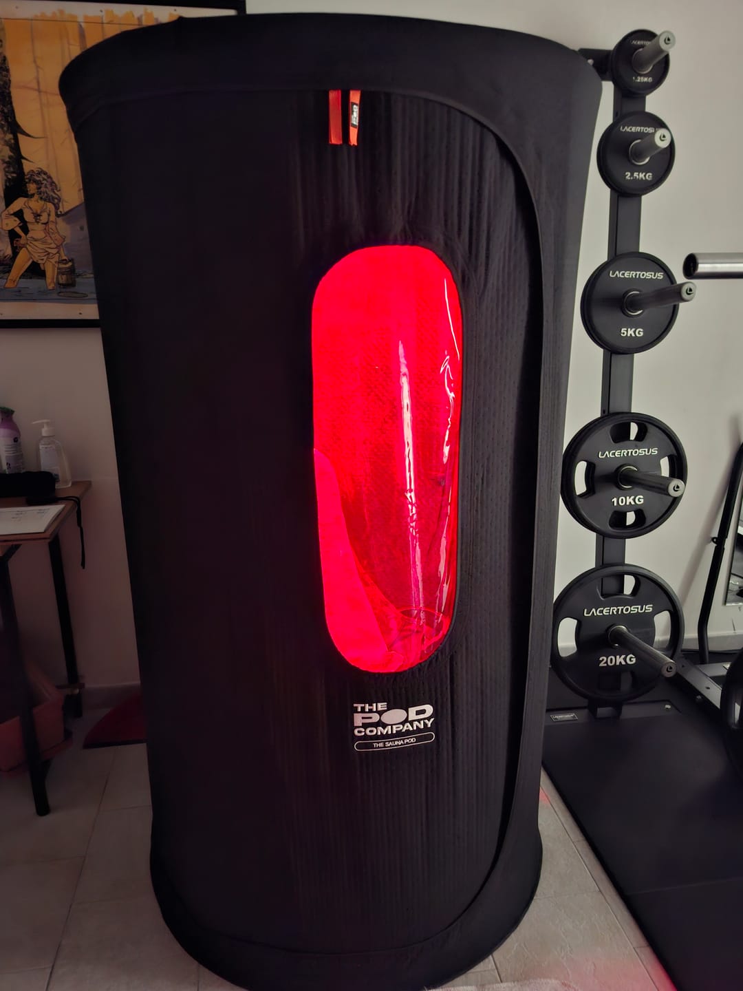 Customer photo review of The Sauna Pod