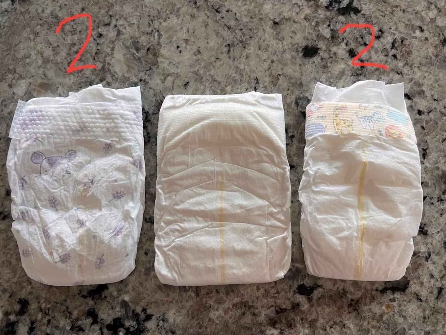 Customer photo review of Bamboo Diaper Trial Pack
