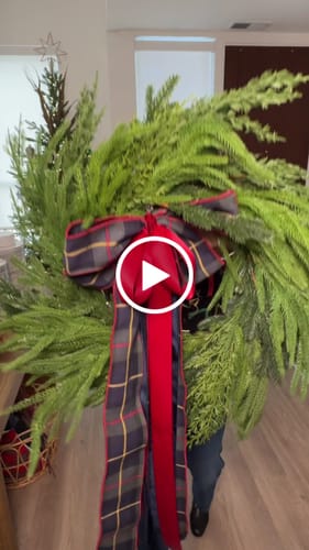 Customer video review of Haven Holiday Wreath Ribbon