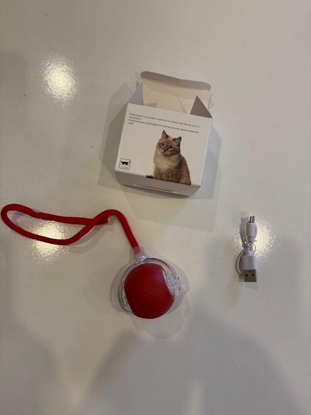 Customer photo review of Pelota interactiva inteligente