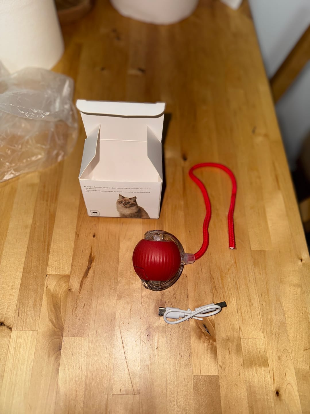 Customer photo review of Pelota interactiva inteligente