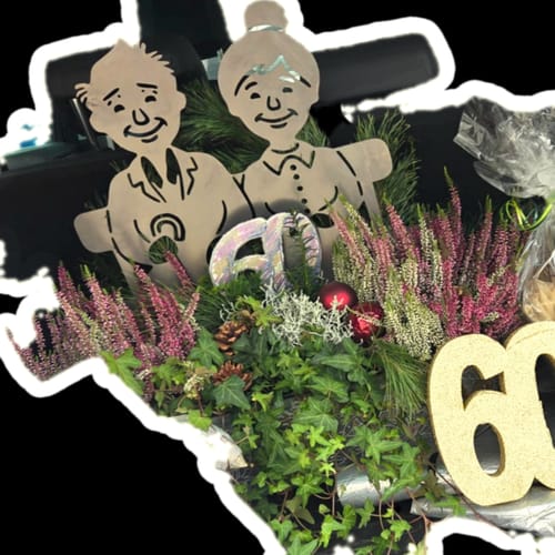 Customer photo review of Gartenstecker Oma & Opa