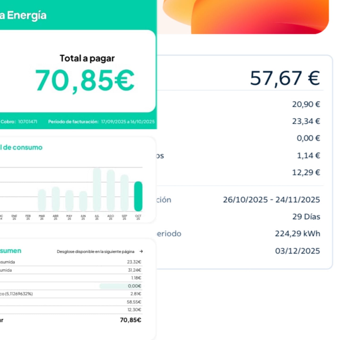 Customer photo review of Asesoría Energética