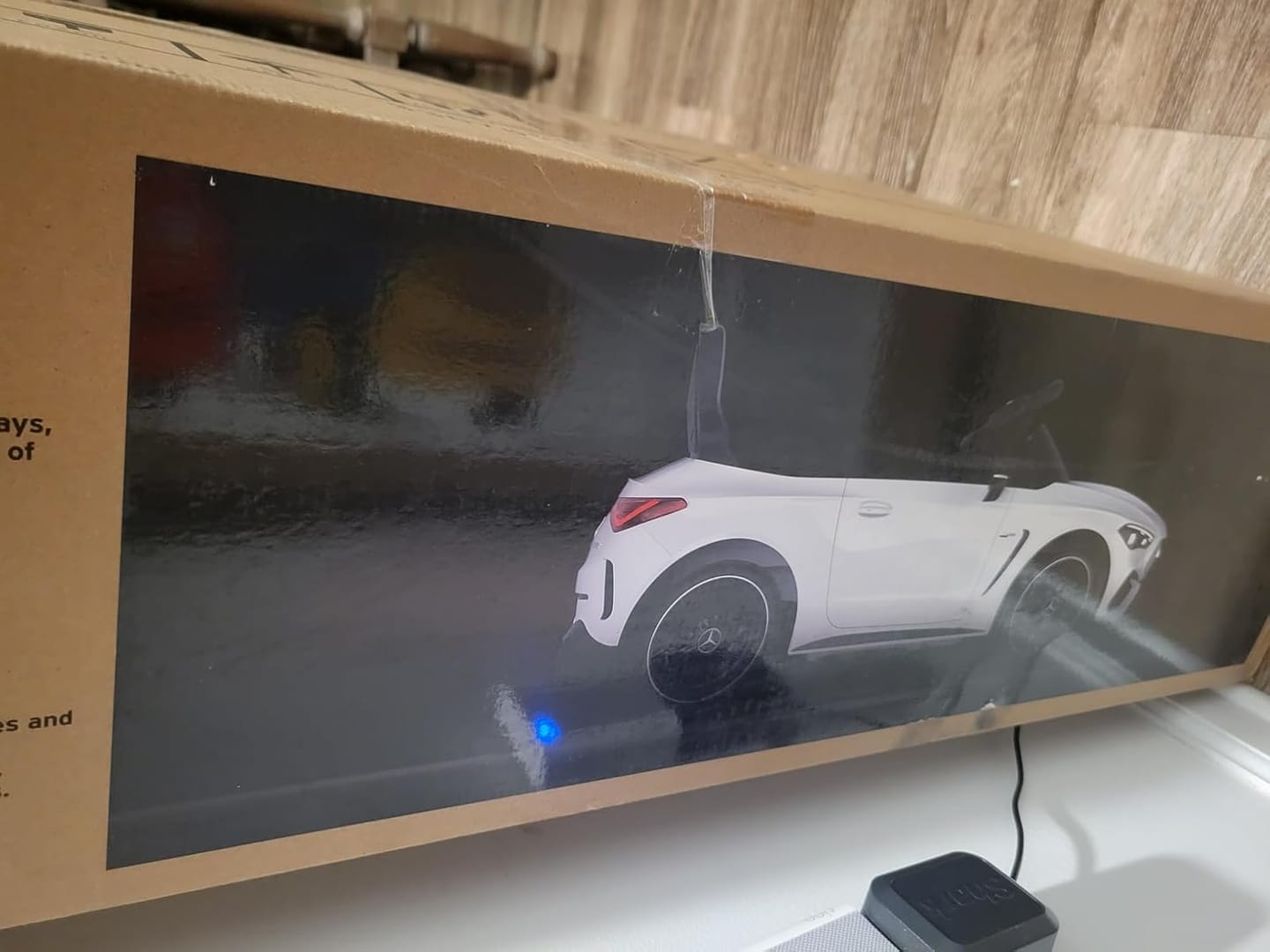 Customer photo review of TOBBI 6V Licensed Mercedes-Benz AMG CLE53 Electric Kids Ride-On Car
