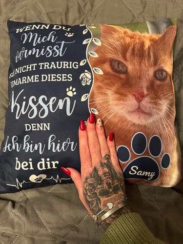 Customer photo review of Seelentröster - Individuelles Kissen