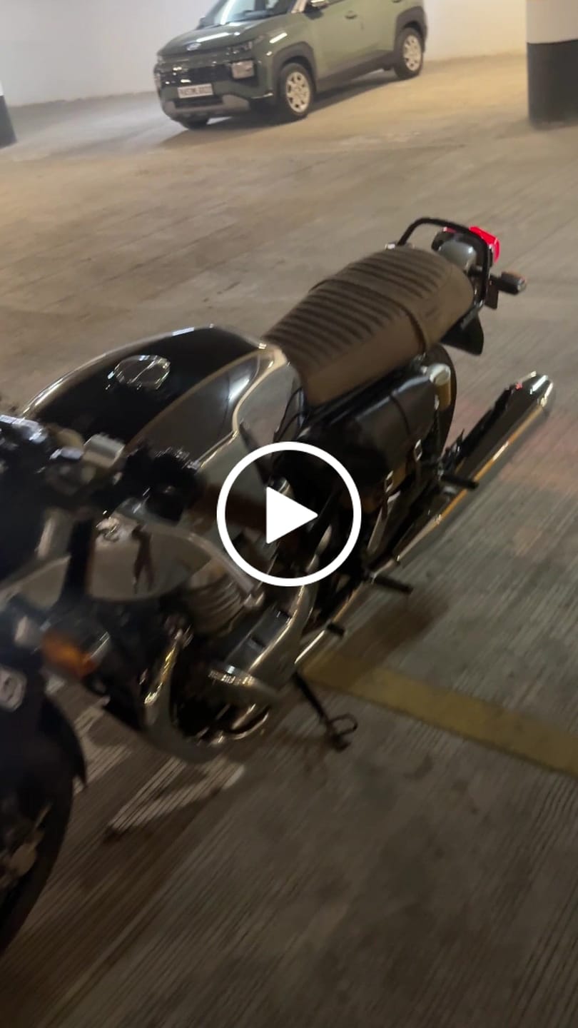 Customer video review of touring leather seat crafted to fit royal enfield interceptor 650 / gt 650