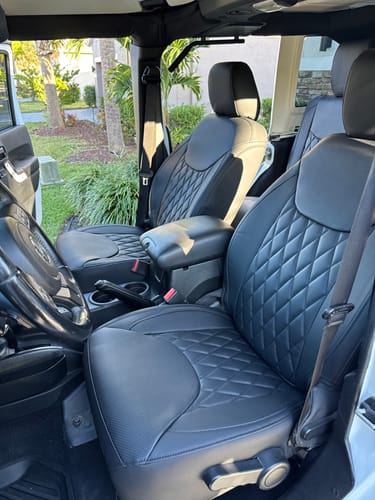 Customer photo review of Premium Custom-Fit Seat Covers