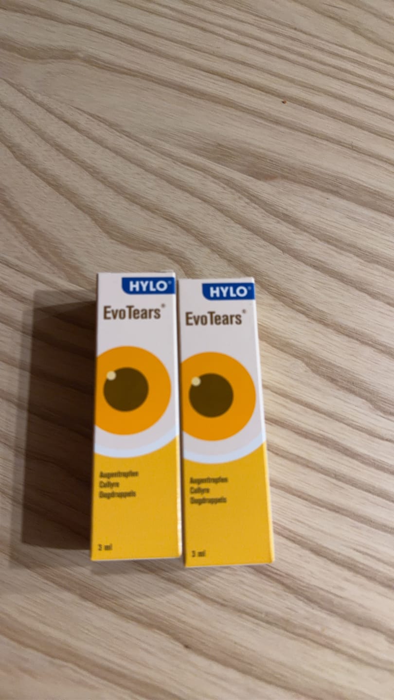 Customer photo review of HYLO Evotears Augentropfen (3 ml) 滴眼液