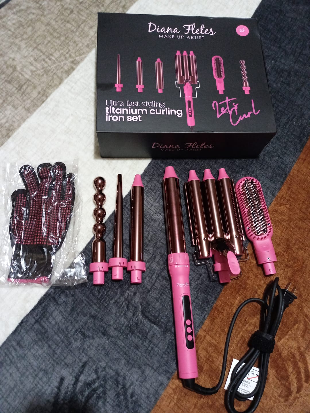 Customer photo review of Ferro 6 En 1 Diana Fletes Pink Titanium Galvanizado