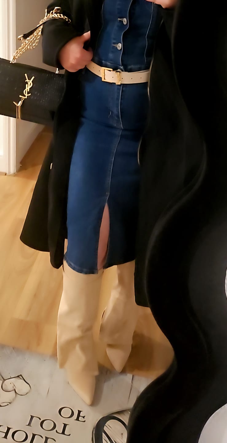 Customer photo review of Monica High Boots