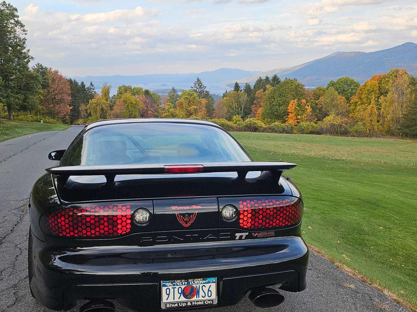 Customer photo review of Grateful Dead Metal Finish Steal Your Face Bumper Sticker