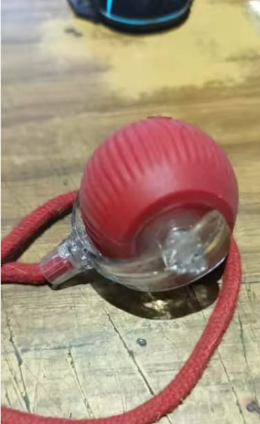 Customer photo review of Pelota interactiva inteligente