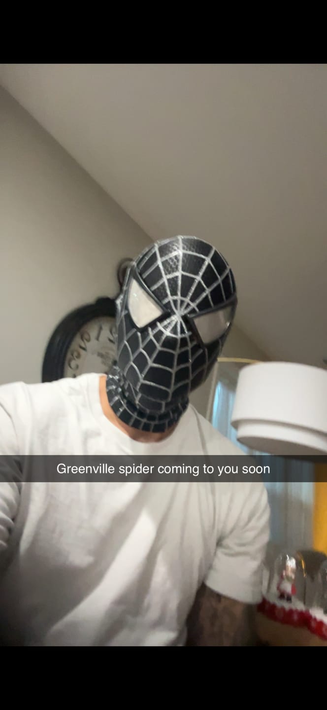 Customer photo review of SpideyJunky™ OG Tobey Maguire Spidey Mask