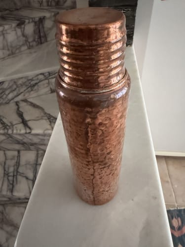 Customer photo review of Bakırhan® Kalaylı Saf Bakır Matara (750ml)