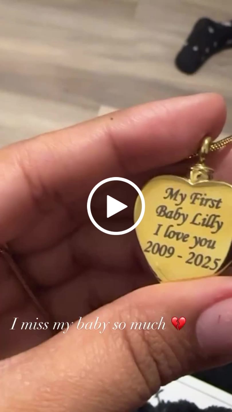 Customer video review of Heart Shaped Urn Cremation Jewelry