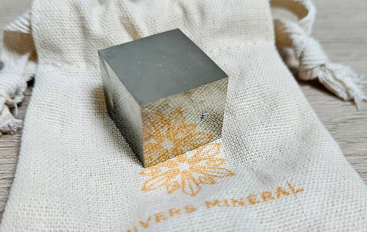 Customer photo review of Pyrite cube