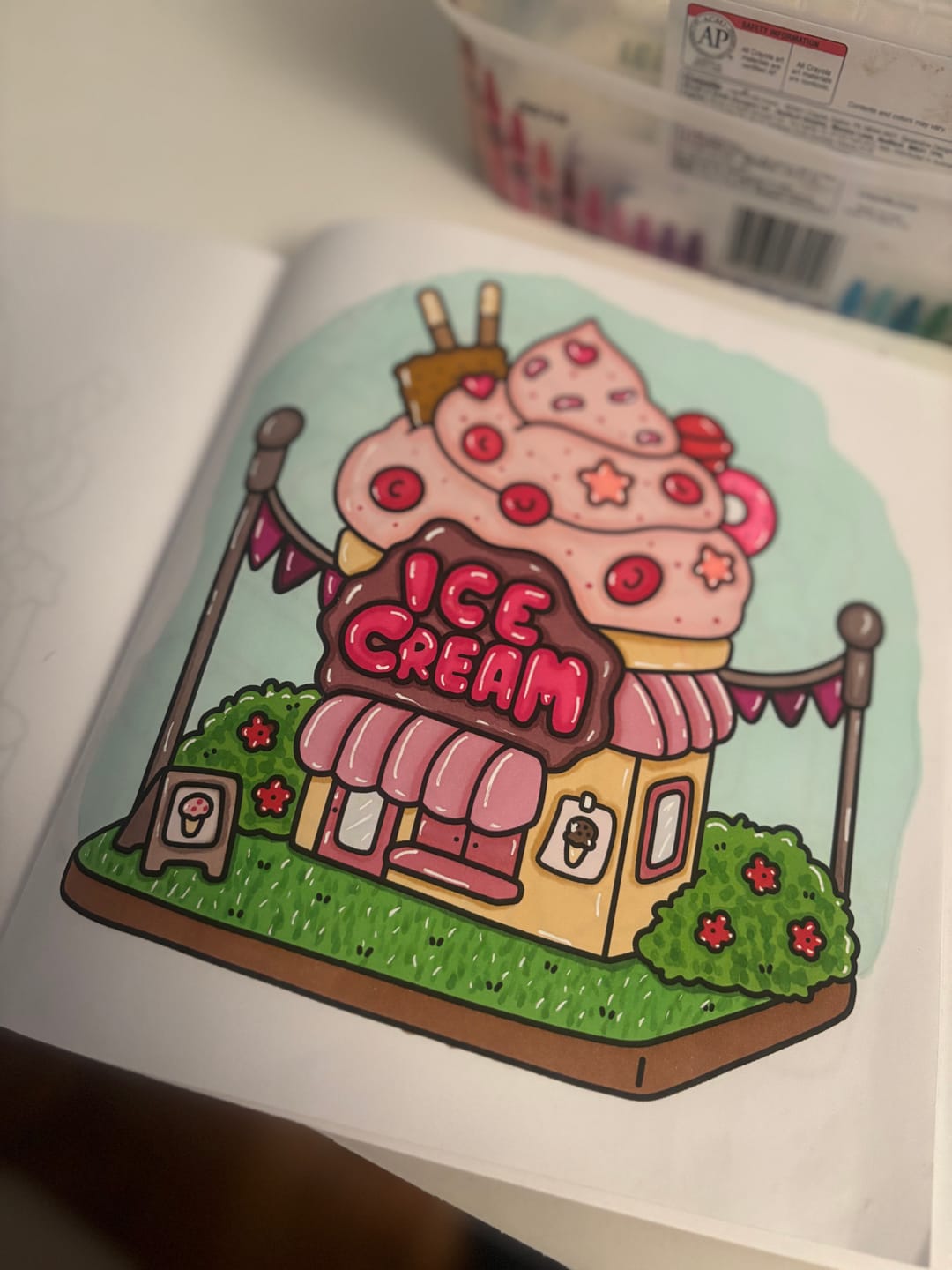 Customer photo review of Ohuhu Direct-ink Acrylic Markers 24 Colors - Nahuku