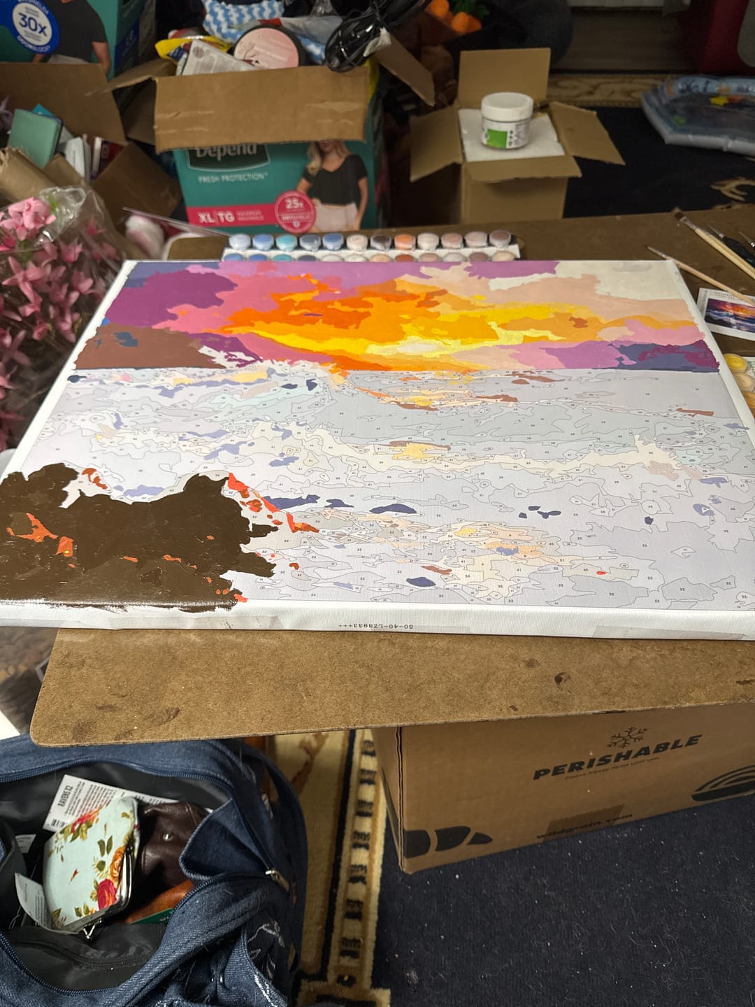 Customer photo review of Dramatic Seaside Sunset