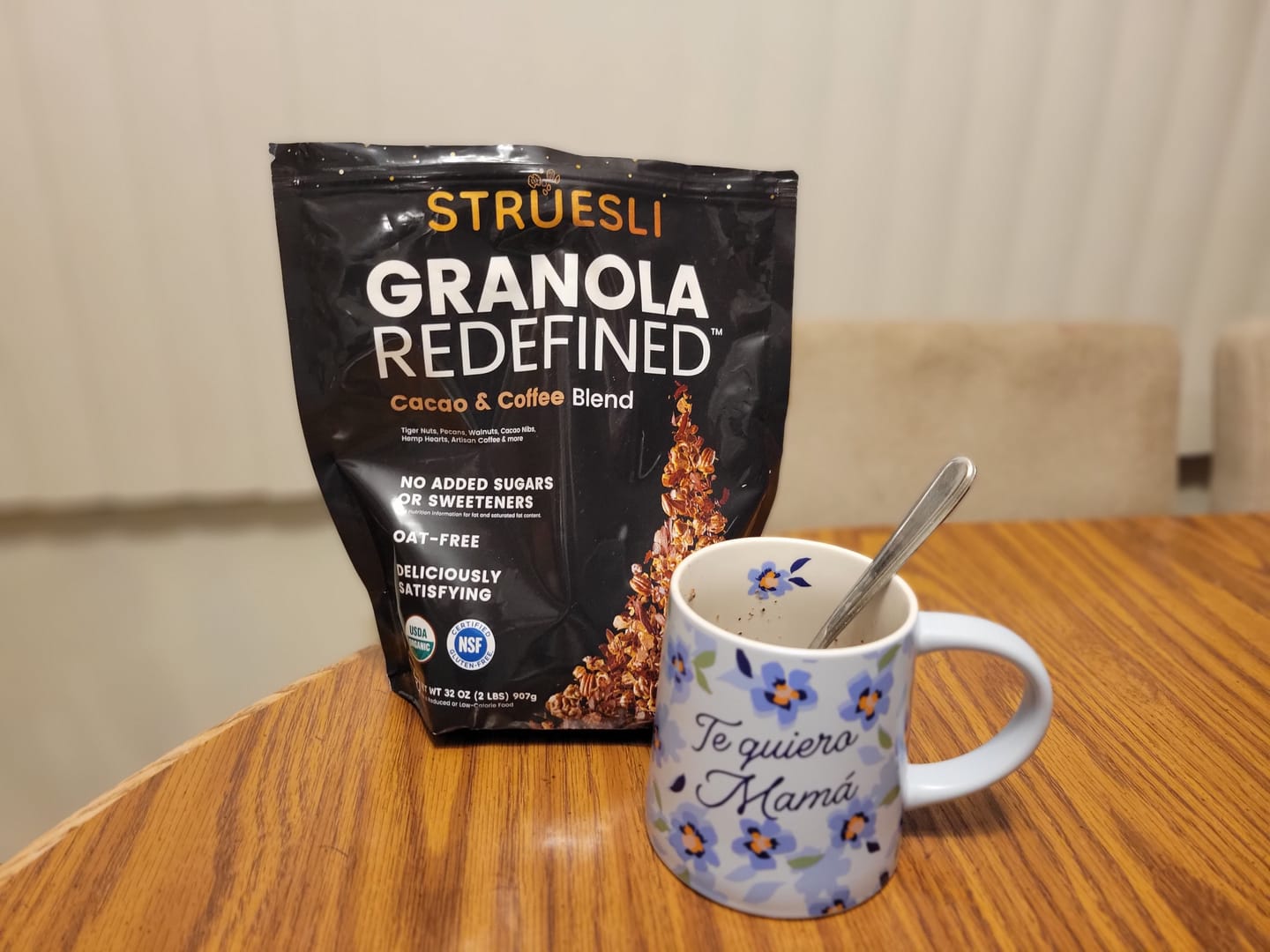 Customer photo review of Struesli Organic Granola | Cacao + Coffee