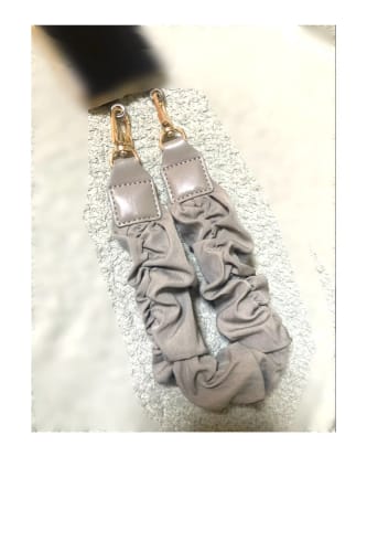 Customer photo review of Stylish scrunchy phone strap bracelet