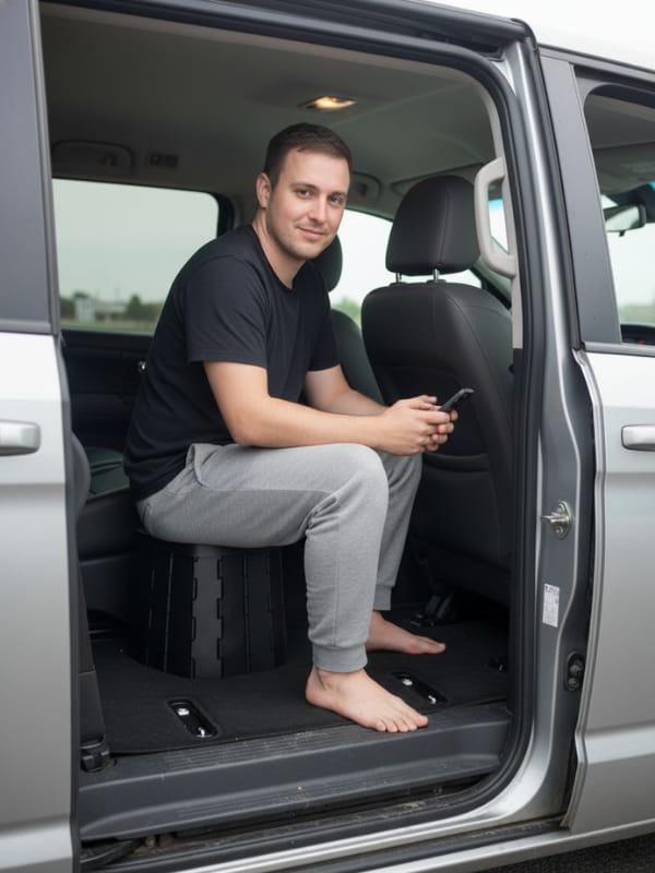 Customer photo review of Toilettes Portables Pliables