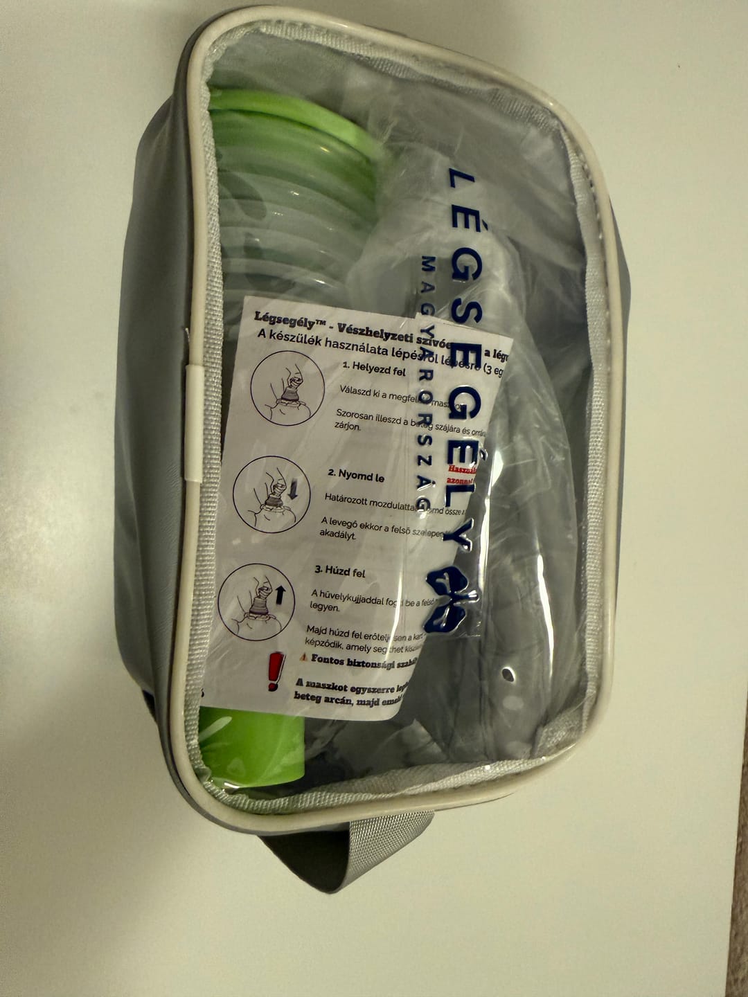 Customer photo review of Légsegély™ - Vészhelyzeti szívóeszköz a légutak tisztítására