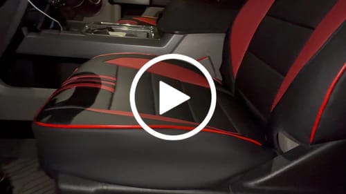 Customer video review of Premium Custom-Fit Seat Covers