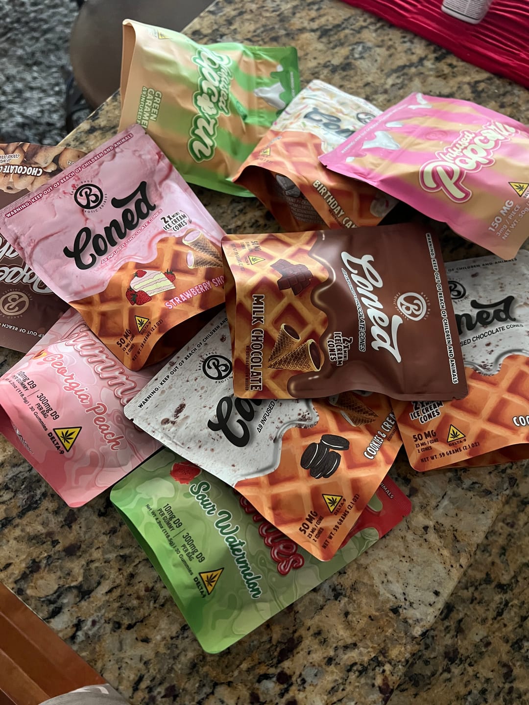 Customer photo review of INFUSED POPCORN - VARIETY PACK