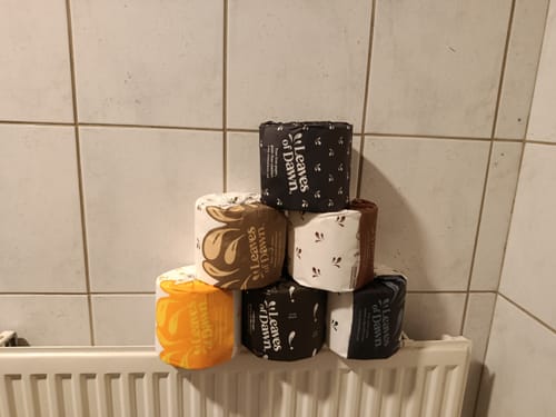 Customer photo review of 100% Bamboo Toilet Paper - 4 ply - 30 meters