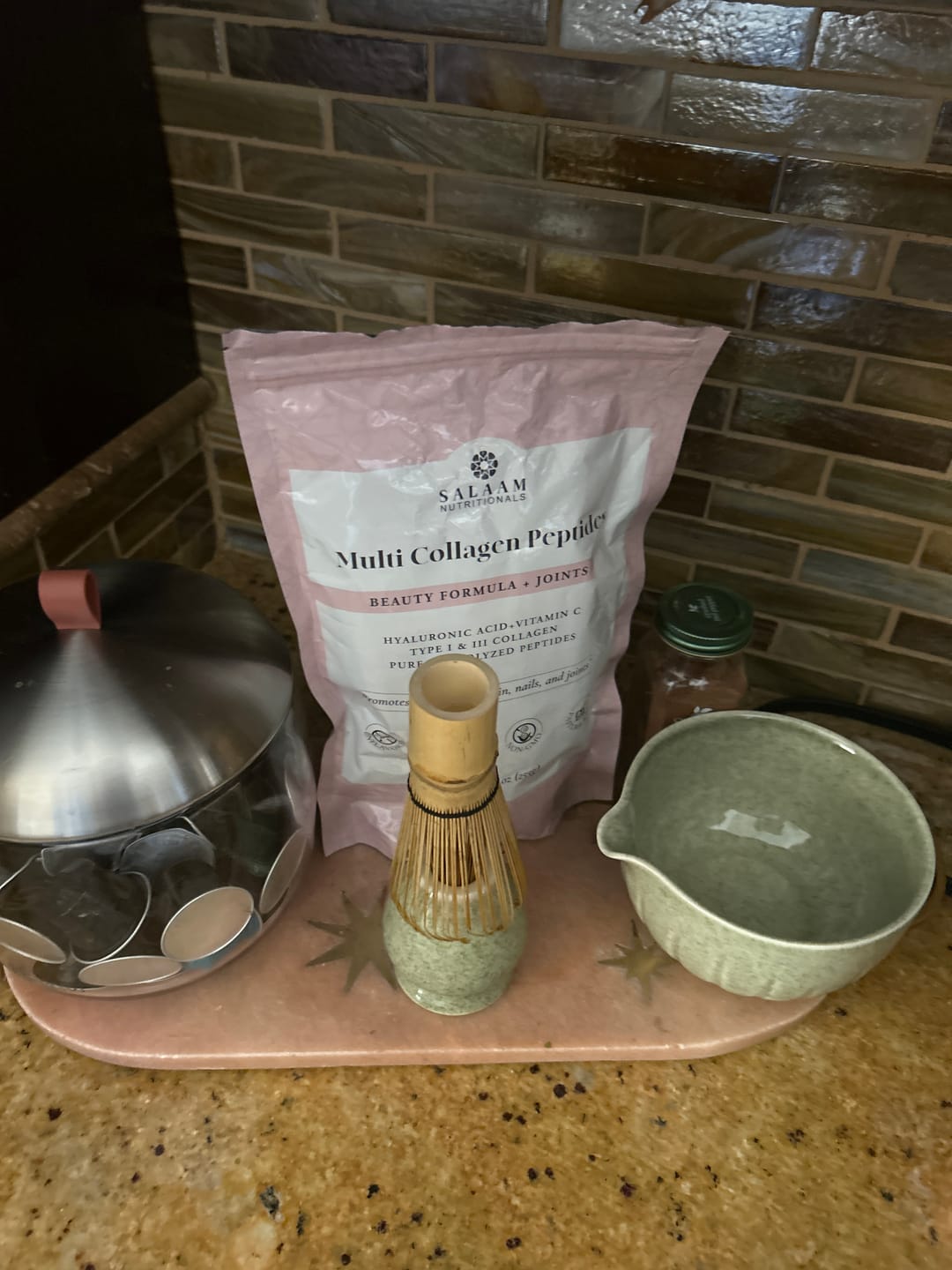 Customer photo review of Pure Halal Collagen Hydrolyzed Peptides Type 1 & 3 Powder - With Vitamin C & Hyaluronic Acid | Salaam Nutritionals