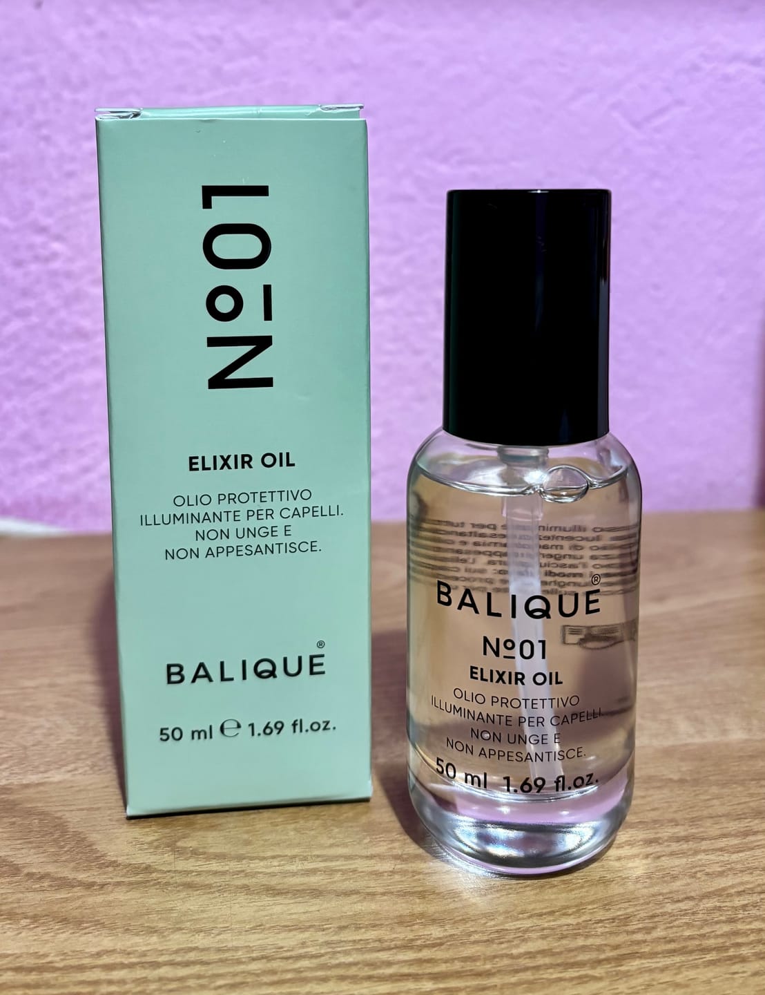 Customer photo review of N°01 - ELIXIR OIL - OLIO PROTETTIVO 50ml