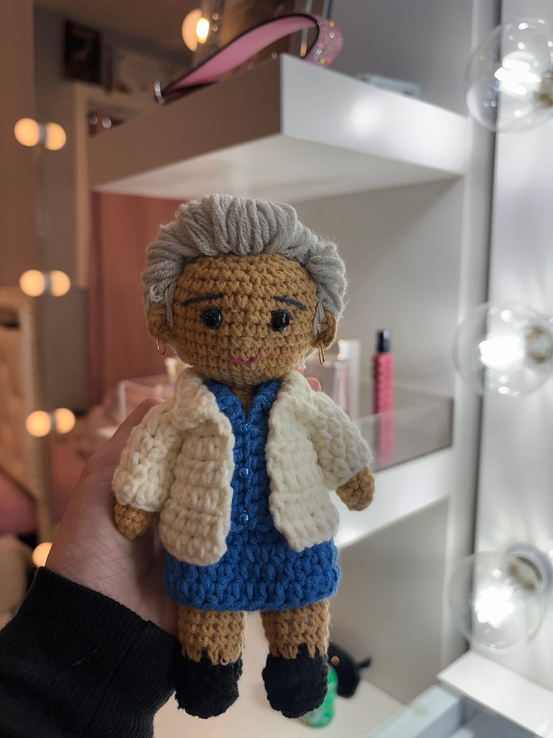 Customer photo review of Tranquil® - Personalized Crochet Doll with Photo Card (Christmas CUT-OFF: Nov 25th)