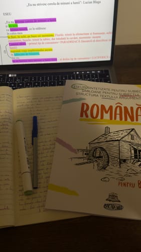 Recenzie cu fotografie de la un client despre Carte Română Bacalaureat Bacademia (temă și viziune, caracterizare, relație) - Ediția II