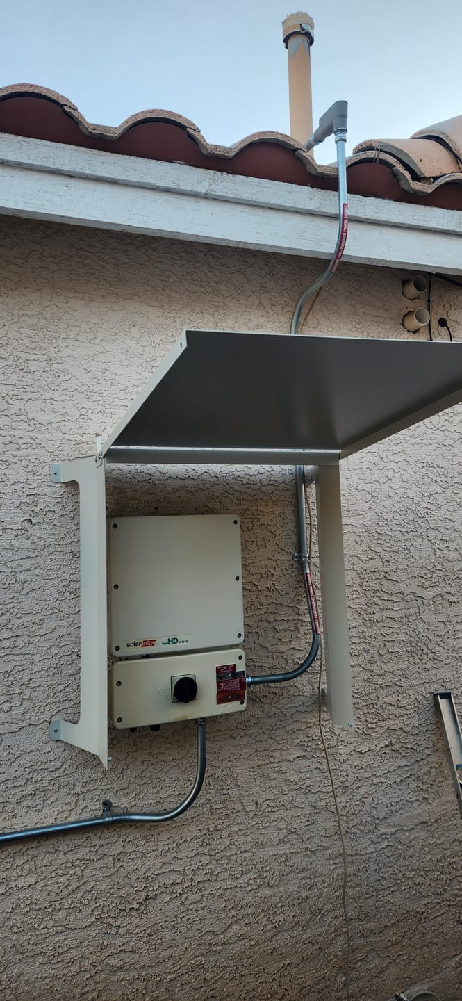Customer photo review of Large Solar Inverter Cover